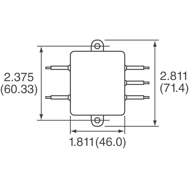 2VK3 TE Connectivity Corcom Filters  Modules de filtrage de ligne électrique